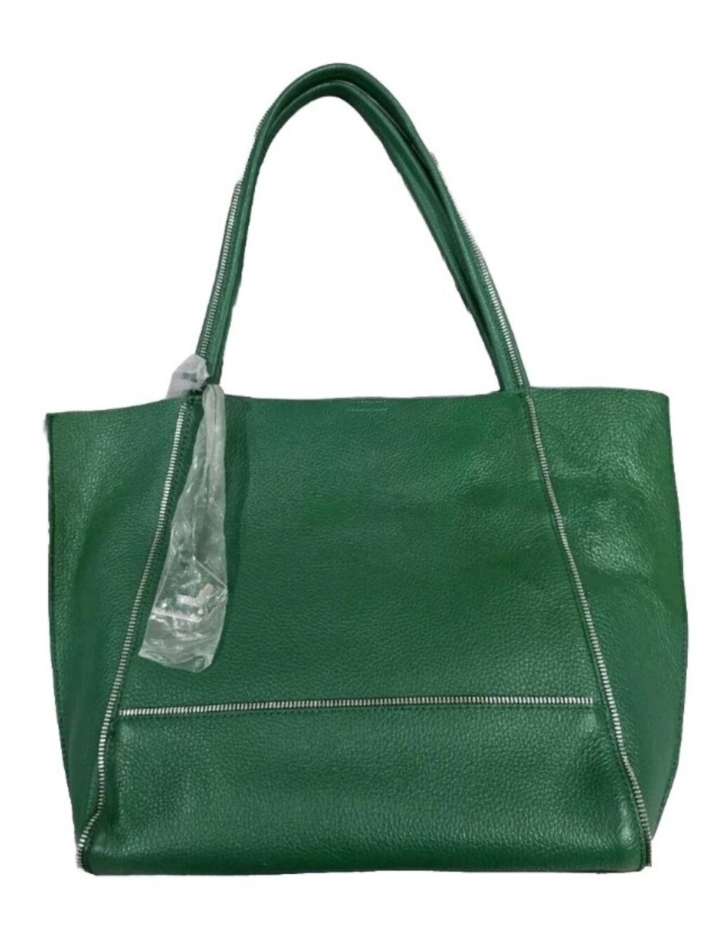 Botkier Soho Tote Pebbled Leather Green Bag NWT